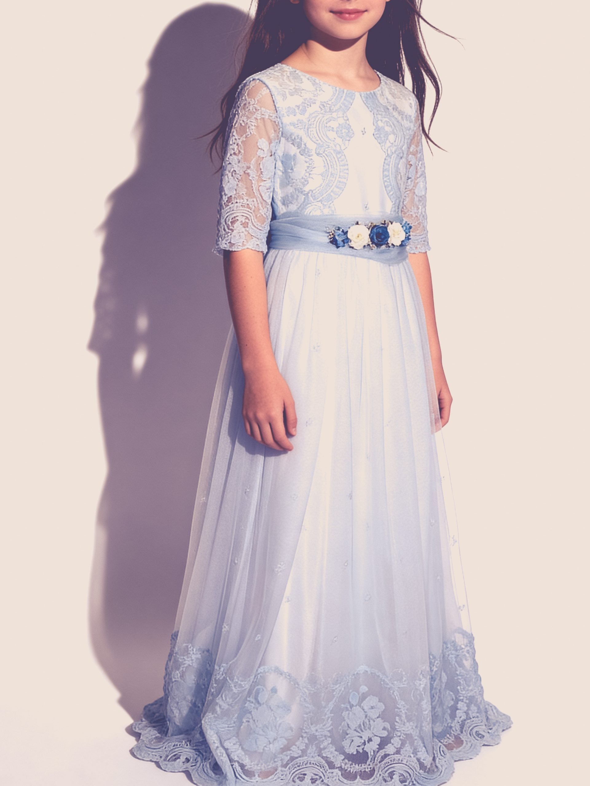 Vestido de Comunión LO216 - ( última talla ) - - Imagen 3